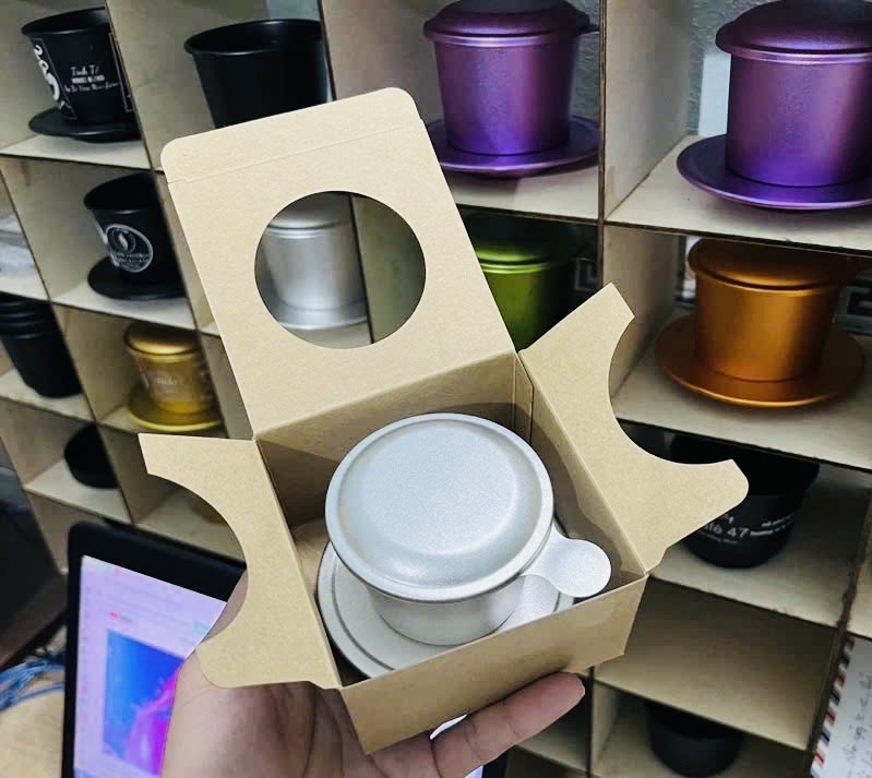 CẦN PHIN CÀ PHÊ KHẮC LOGO? LASER NAM VIỆT NHẬN GIA CÔNG THEO YÊU CẦU TẠI TP.HCM